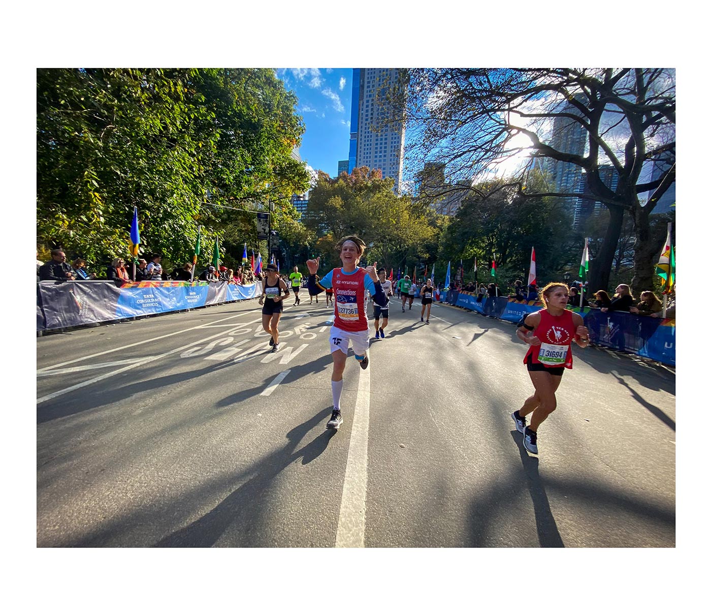 Finish Line en Race Day NYC Marathon in pictures
